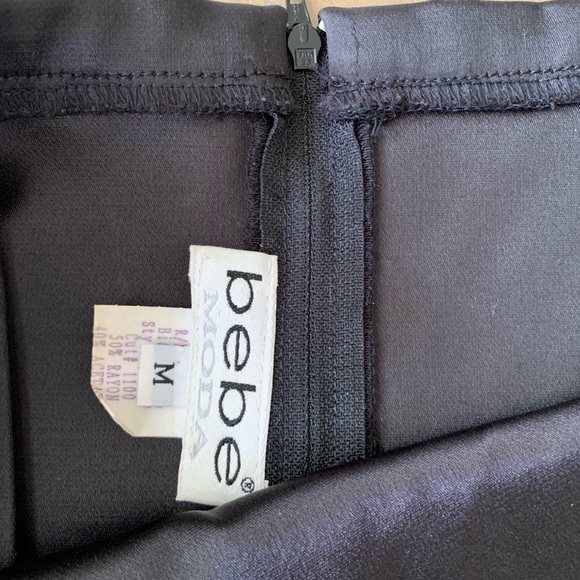 black simple bebe dress - Picture 3 of 3